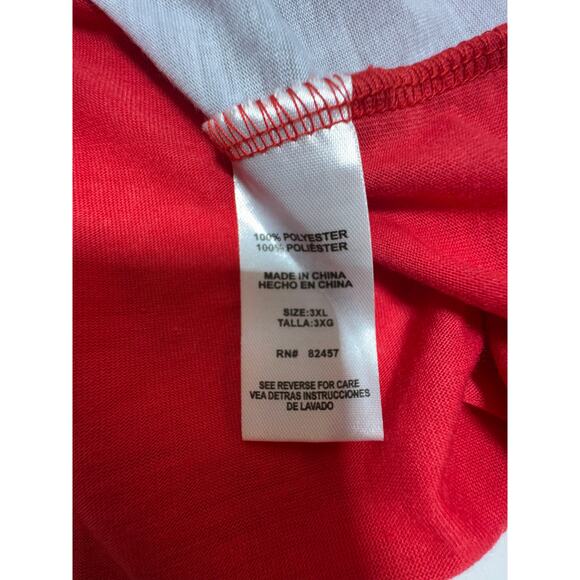 Disney Women’s 3XL Long Sleeve T Shirt Gray Red Minnie Mouse New Retails 60.00 - Picture 8 of 9